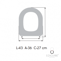 TAPA EIZAGUIRRE PARA STARCK 3 DURAVIT